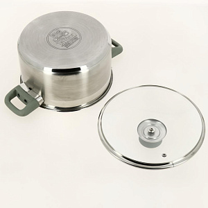 Кастрюля 4,2л 22см LADINA REGULAR Camille нержавеющая сталь 000000000001190989