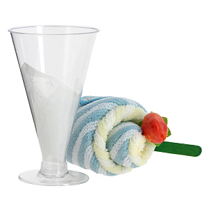 Полотенце Мороженое Софти, 25х25 см, полиэфир, вискоза 000000000001151795