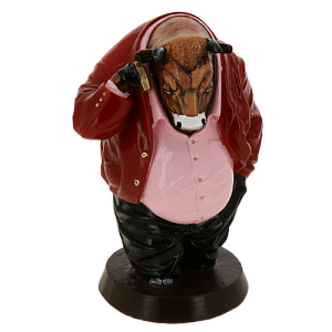 Копилка БЫК, малиновый пиджак, 28см G025-28-101K Материал: Гипс 000000000001194283