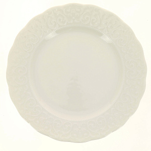 IREMТарелка обеденная  25 см,  недекорированная, костяной фарфор BNIRM25DU00 000000000001189486