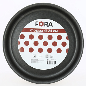 Форма для выпечки гладкая 24х5,3х0,9см FORA бордо алюминий 000000000001183242