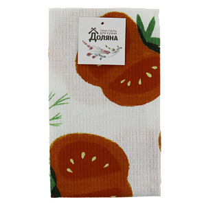Полотенце кухонное 35х60см Доляна Love vegan 160гр 100%хлопок 000000000001206677