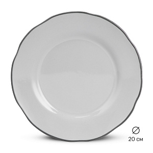 Набор столовой посуды 12 предметов белый классик керамика 000000000001219902