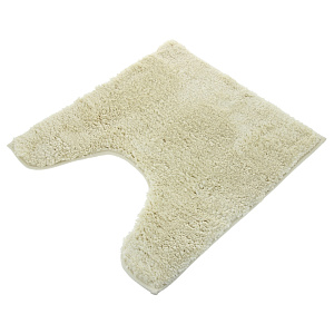 Коврик для туалета DE'NASTIA 50х50см молочный микрофибра M000022 000000000001107547