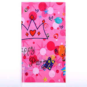 Скатерть одноразовая 108х180см Яркая полиэтилен 000000000001210168