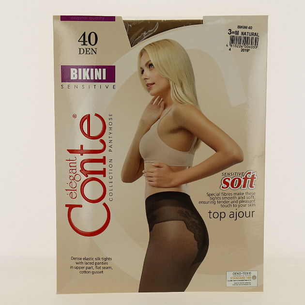 CONTE КОЛГ ЖЕН 40ДЕН BIKINI р3 NATURAL 000000000001156793