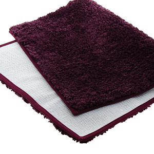 Коврик для ванны DE'NASTIA 50х80см черника микрофибра M000018 000000000001107546