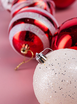 Декоративное украшение Набор шаров 8см 6шт MANDARIN полистирол 000000000001209350