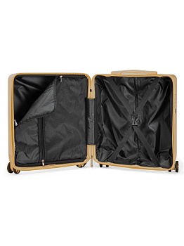 Чемодан на колесах S (38х20х43см) мишка желтый ABS 000000000001226532