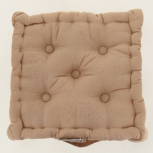 Подушка на стул (пуф) DE'NASTIA 40x40х8см 100%Хлопок дыня P111161 000000000001199508