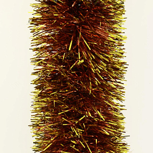 Мишура 2,7х0,07м БИФОРЕС красно-золотая 000000000001209086