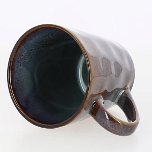 Кружка 385мл LUCKY Крафтовая фиолетовый керамика 000000000001211779