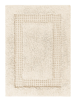 Коврик для ванной 50x70см DE'NASTIA Вафля молочный хлопок 000000000001220603