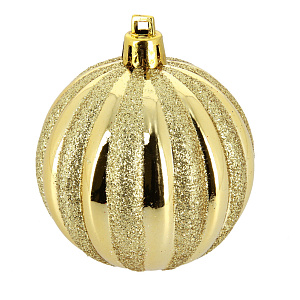 Набор елочных шаров Мандарин Посуда Центр, 6 см, 6 шт. 000000000001161740