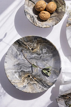 Тарелка суповая 20,5см 320мл LUCKY Оникс керамика 000000000001212004