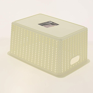 Корзина для хранения 28х19,5х14см ПОСУДА ЦЕНТР бежевый 000000000001177290