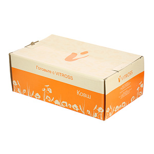 Ковш 1,5л VITROSS Bon appetit цилиндрическая форма эмалированная сталь 000000000001145513