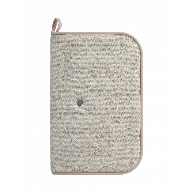 Набор сушилка+коврик для сушки посуды DE'NASTIA складная серый пластик/полиэстер 000000000001223884