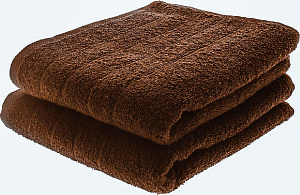 Полотенце 50х120см FORA махровое коричневый 000000000001174759