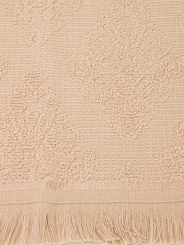 Полотенце кухонное 30х60см LUCKY светлый персик жаккард-махра хлопок 100% 000000000001225107