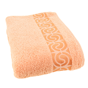Полотенце 70х130см CLEANELLY BASIC Колоннэ махровое плотность 460гр/м персиковый 100% хлопок ПЦ3501-4538,13-1318 000000000001205529