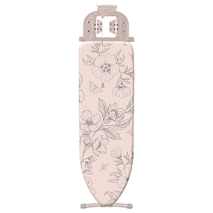 Доска гладильная 120х40см HAUSHALT P в ассортименте, подставка под утюг, электрический соединитель 1,9м, нагрузка 25кг, термостойкий пластик/хлопок 000000000001222387