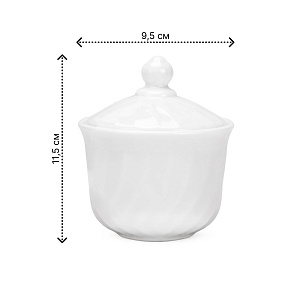 Сахарница 270мл FORA стеклокерамика 000000000001222845