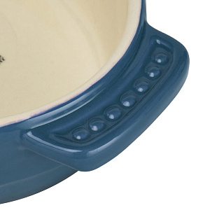 Форма для запекания 38,5х22,5х7см с антипригарной глазурью MATISSA овальная синий керамика 000000000001224567