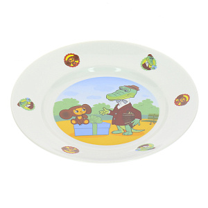 Набор посуды Чебурашка и крокодил Гена Союзмультфильм, фарфор, 3 предмета 000000000001123090