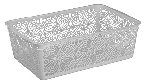 Корзинка 30х19,5х9,5см 4,3л ECONOVA FLORAL универсальная в ассортименте пластик 000000000001181895