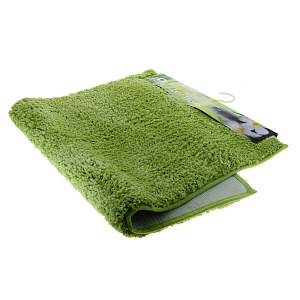 Коврик для ванны DE'NASTIA 50х80см зеленый микрофибра M000112 000000000001107624