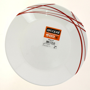 DOMITILLE RED Тарелка десертная 18см LUMINARC опал P3349 000000000001186959