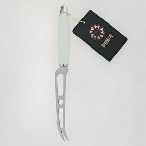 Нож сырный DE'NASTIA пластиковая ручка белый нержавеющая сталь ABS пластик 000000000001211571