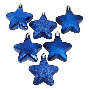 Набор декоративных украшений ЗвездочкаПосуда Центр, 6 см, 6 шт. 000000000001161788