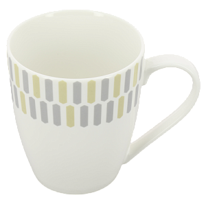 Кружка 360мл MILVIS Миндаль фарфор 000000000001208578