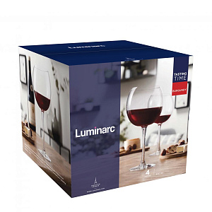 ВРЕМЯ ДЕГУСТАЦИЙ Набор бокалов для вина 4шт 650мл LUMINARC Бургундия стекло 000000000001201052