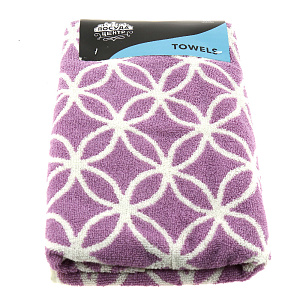 Полотенце 48х90см ПОСУДА ЦЕНТР махровое лаванда хлопок 000000000001189141