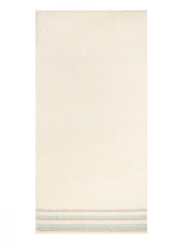 Набор махровых полотенец 2 шт 70x140см LUCKY голубой/молочный хлопок 100% 000000000001216094