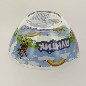 Салатник стекло 13 см, Лунтик радуга,КРС-992 000000000001193691