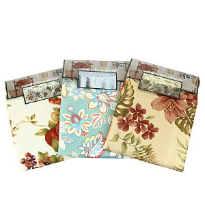 Скатерть DE'NASTIA 100%Полиэстер Вальс цветов D150см E020104 000000000001146905