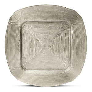 Блюдо сервировочное 32-33см GLASSCOM SQUARE champagne стекло 000000000001213158