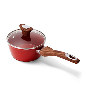 Ковш с крышкой 1,4л 16см PHANTOM CHEF ручки soft touch индукция red 000000000001221206