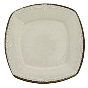 Тарелка обеденная 26см DE'NASTIA DONNA молочный фарфор 000000000001209931