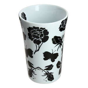 Кружка Черные Розы Estetica, 340мл, фарфор 000000000001059536