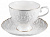 Набор чайный 12 предметов BALSFORD ГРАЦИЯ (6шт чашек-220мл + 6шт блюдец) рельеф подарочная упаковка фарфор 000000000001209924