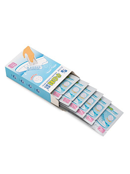 Салфетки 15х15см влажные для чистки обуви 12 шт 000000000001228488