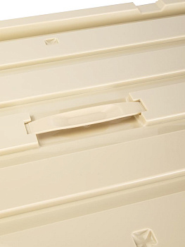 Контейнер для хранения 155л с крышкой прямоугольгый серый полипропилен 000000000001227853