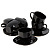 Чайный набор Yalta Black Luminarc, 220мл, 12 предметов 000000000001076940