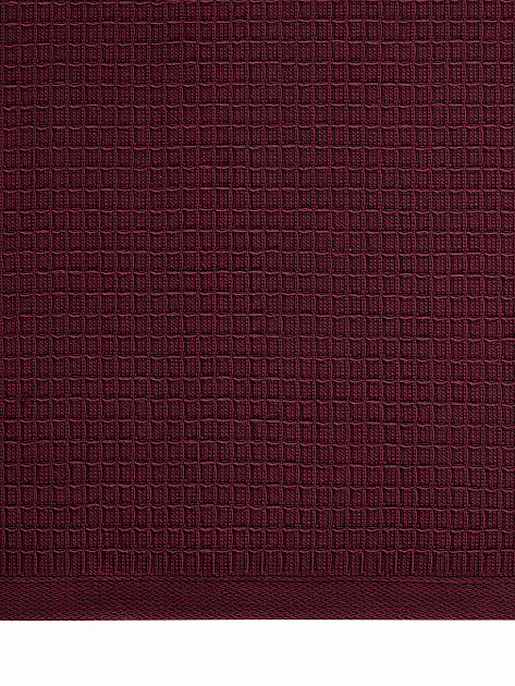 Полотенце кухонное DeNASTIA вафля/махра 470gsm 35x75, хлопок, винный D100416 000000000001227644