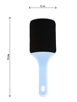 Терка для ног 13х8см в ассортименте полипропилен/кварцевый песок 000000000001227884